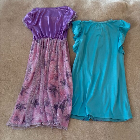 DISNEY CHARACTER NIGHTGOWNS Set of 2 in Toddler Size 5 - Picture 2 of 2